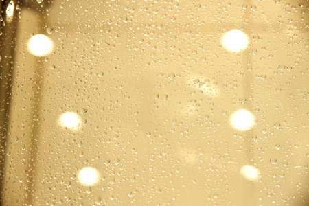 Water  drops on a glass background の写真素材
