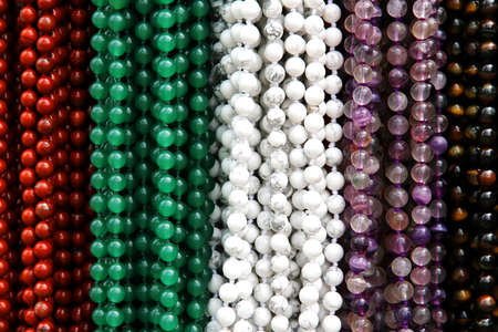 Photo of some glass pearls 