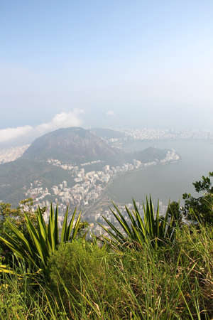 Panoramic view over Rio de Janeiro, Brazil, South america の写真素材