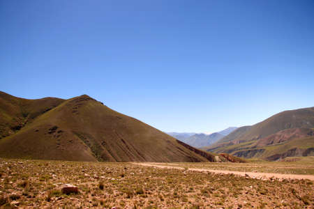 Landscape in the heights of Jujuy, Argentina, South america の写真素材