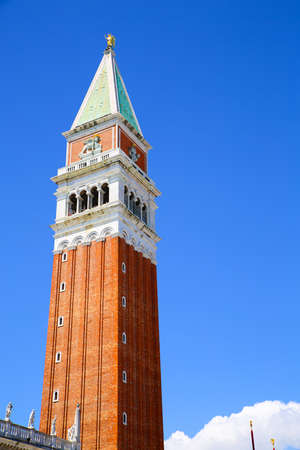 The Campanile di San Marco (San Marco tower) in Venice, Italy, Europe.の写真素材