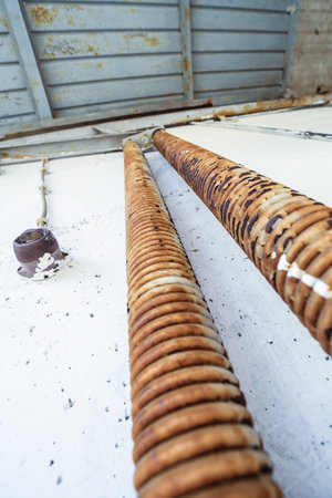 Details in a industrial building 