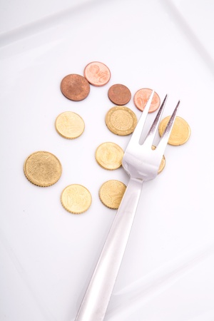 Price of Food and eating wealth.の写真素材