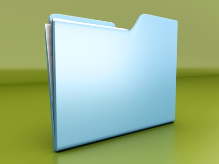 A File   Folder  3D illustration の写真素材