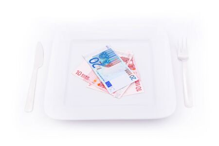 Price of Food and eating wealth.の写真素材
