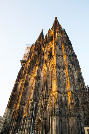 The Cathedral of Cologne in Germany.の写真素材