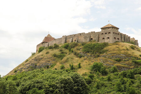The famous Castle Sumeg in Hungary, Europe.のeditorial素材