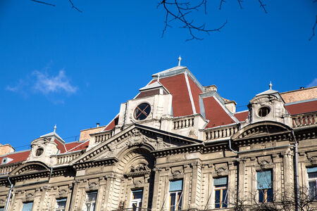 Historic Architecture in Budapest, Hungary, Europe.のeditorial素材