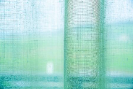 A translucent curtain background.の写真素材