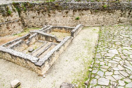 Archeological site in Sopronの写真素材
