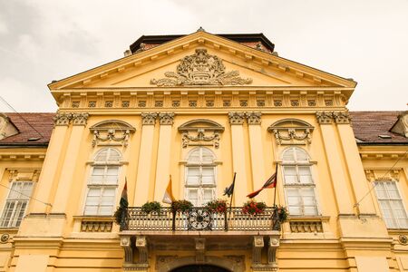 Historic architecture in Sopron, Hungary, Europe.のeditorial素材