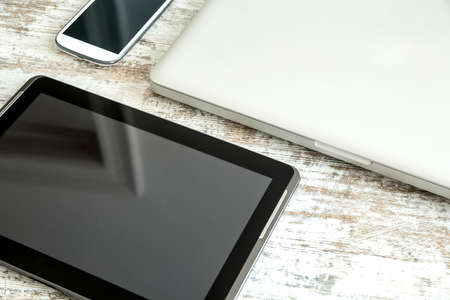 Wooden Desktopの写真素材