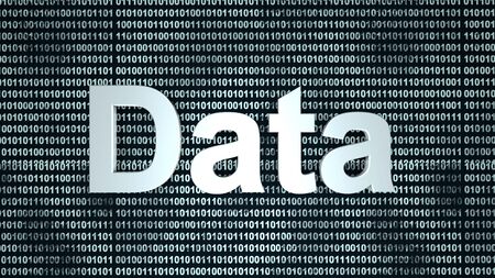 Digital Data. 3D rendered background.の写真素材