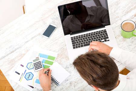 Business at homeの写真素材