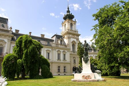 Famous castle in Keszthelyのeditorial素材