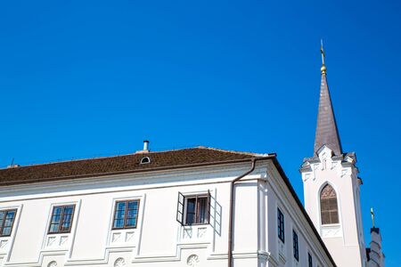 Historic Architecture in Oradea, Romania, Europe.のeditorial素材