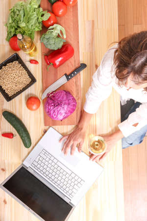 Internet Cookingの写真素材