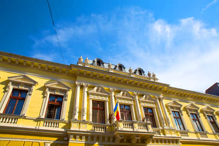 Historic Architecture in Oradea, Romania, Europe.の写真素材