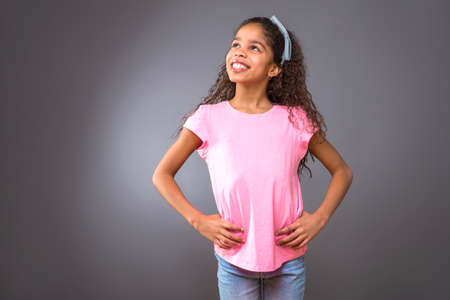 Black teenage girlの写真素材