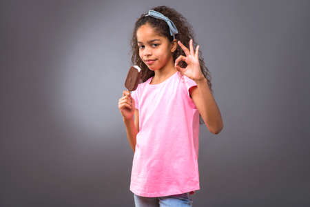 Young black teenage girlの写真素材