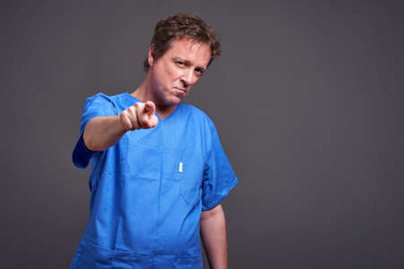 A male doctor