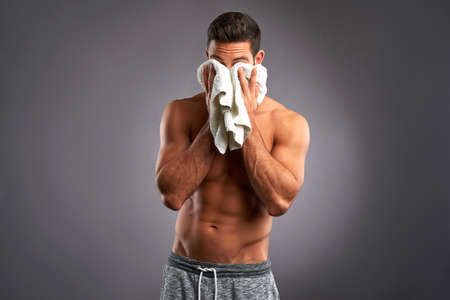 Young sportsmanの写真素材