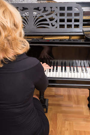 Piano playerの写真素材