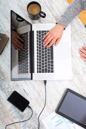 A working womans handの写真素材
