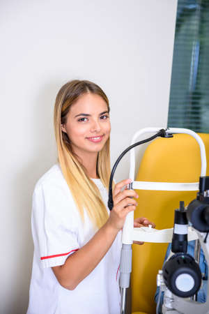A nurse working in the hospitaの写真素材