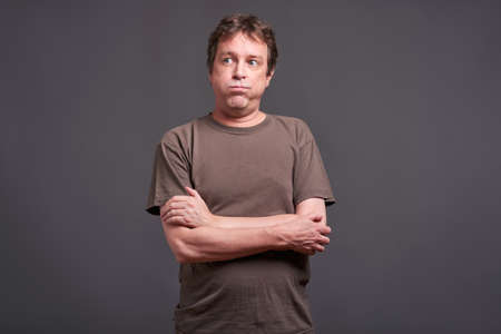 Man feeling bored