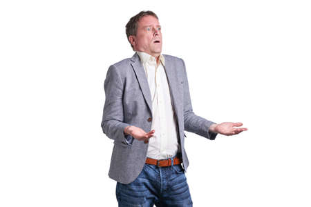 Surprised man
