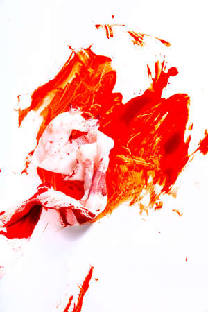 Bandages and Bloodの写真素材