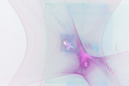 A abstract fractal background created using the recursive fractal flame algorithm.の写真素材