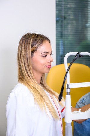 A nurse working in the hospital