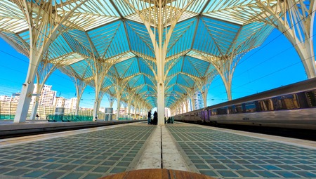 Interior of Lisbon Oriente Train Station