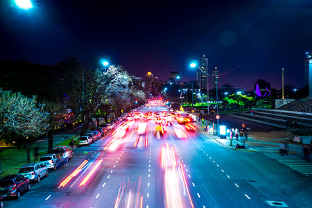 Traffic in Buenos Airesのeditorial素材