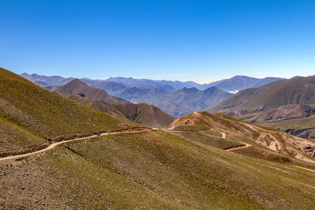 Landscape view of Jujuy, Argentina, South America on a sunny day.の写真素材