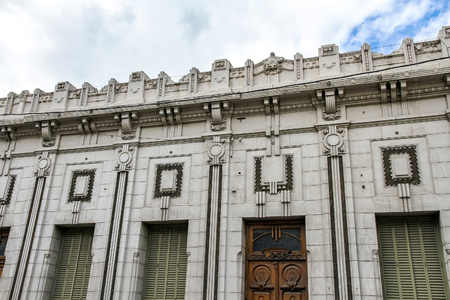 View on the historic architecture in Salta, Argentina, South America on a sunny day.の写真素材