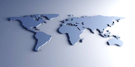 3D World mapのeditorial素材