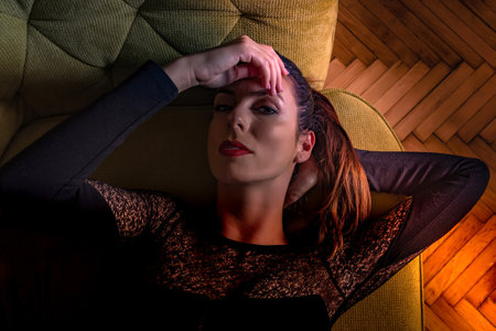 Sensual Portrait of a beautiful woman.