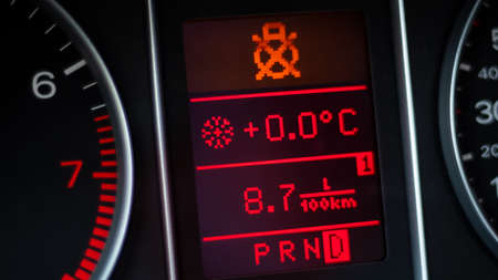 sports car board computerの写真素材