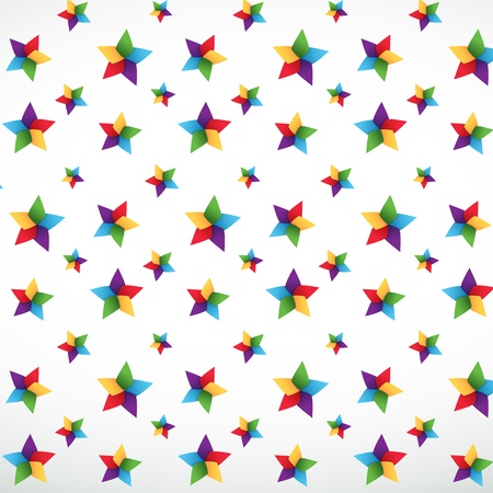Star seamless patternのイラスト素材