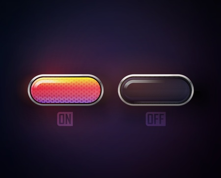 glossy buttons