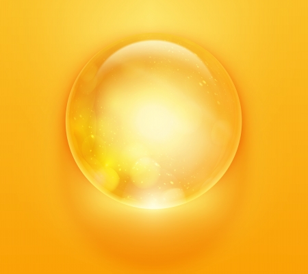 colorful glossy sphere のイラスト素材