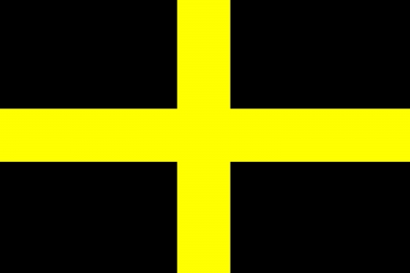 Illustration of Flag of Saint David, Wales.の写真素材
