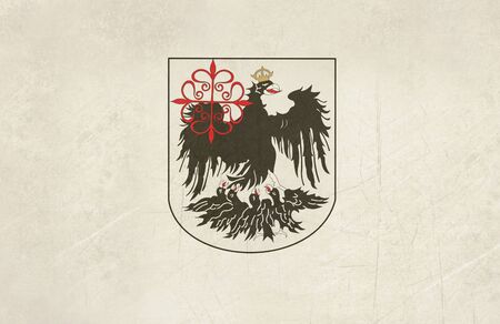 Grunge illustration of Buenos Aries flag, Argentina.の写真素材