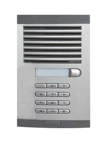 Office intercom isolated on a white background.
