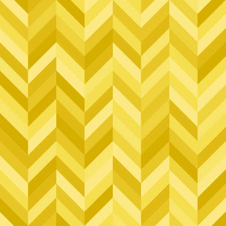 Yellow Chevron Zigzag Pattern Seamless Background. Color trend 2021. Textured design for fabric, tile, cover, poster, textile, backdrop, wall. Vector illustration.のイラスト素材