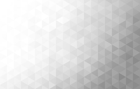 Abstract background. Pattern triangle shape and diamond shape. Gradient white fade to gray. Texture design for publication, cover, poster, brochure, flyer, banner, wall. Vector illustration.のイラスト素材