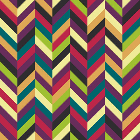 Seamless background with herringbone pattern. Trend color of the year 2023 Viva Magenta. Design...